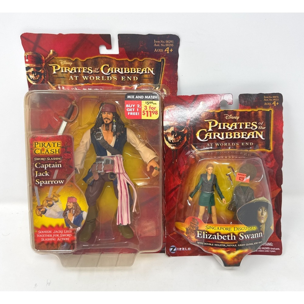 Pirates Of The Caribbean At World's End Captain Jack Sparrow Elizabeth Swann